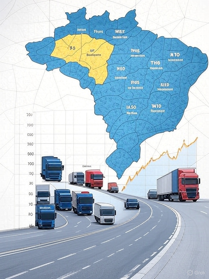 Análise do Mercado de Fretes Rodoviários no Brasil